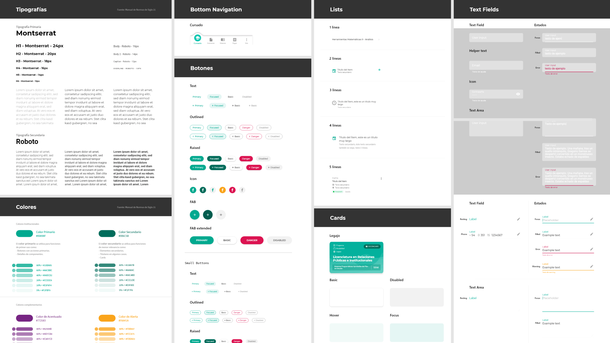 Design System mobile